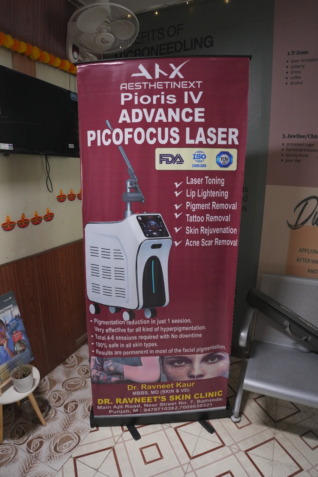 Pico Laser information standee